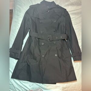 Banana Republic Classic Black Trench Coat